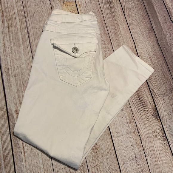 True Religion Denim - True Religion White Jodie Jeans Size 27